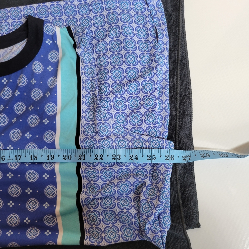 Jones New York Signature Sleeveless Geo Print Top-2X - Picture 3 of 7